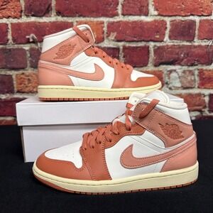 Nike Air Jordan 1 Mid Madder Root BQ6472-180 Women's Size 8.5 NIB